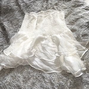 Lightweight ruffle skirt